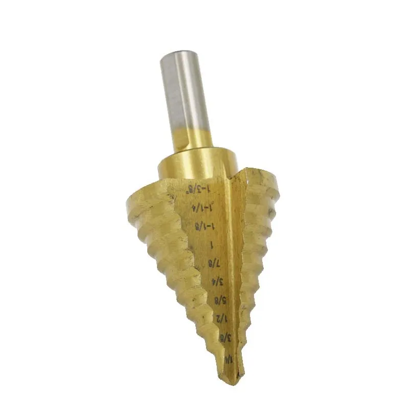 Кобальтовое большое ступенчатое сверло из быстрорежущей стали 1 шт. от 1/4 дюйма до