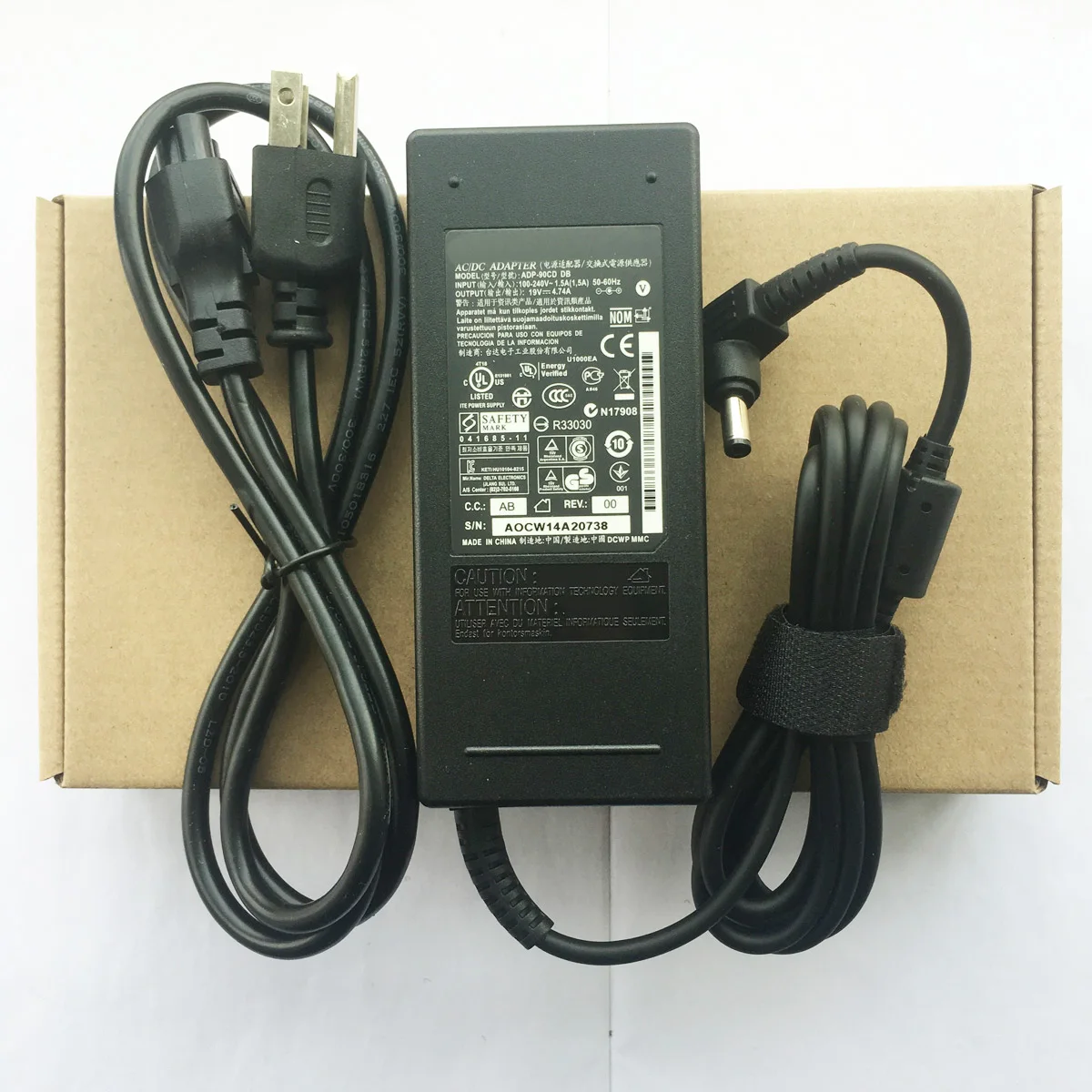 Новый ADP-90YD 90W ноутбук Зарядное устройство AC/DC адаптер для ноутбука Asus R704A S400CA S500CA