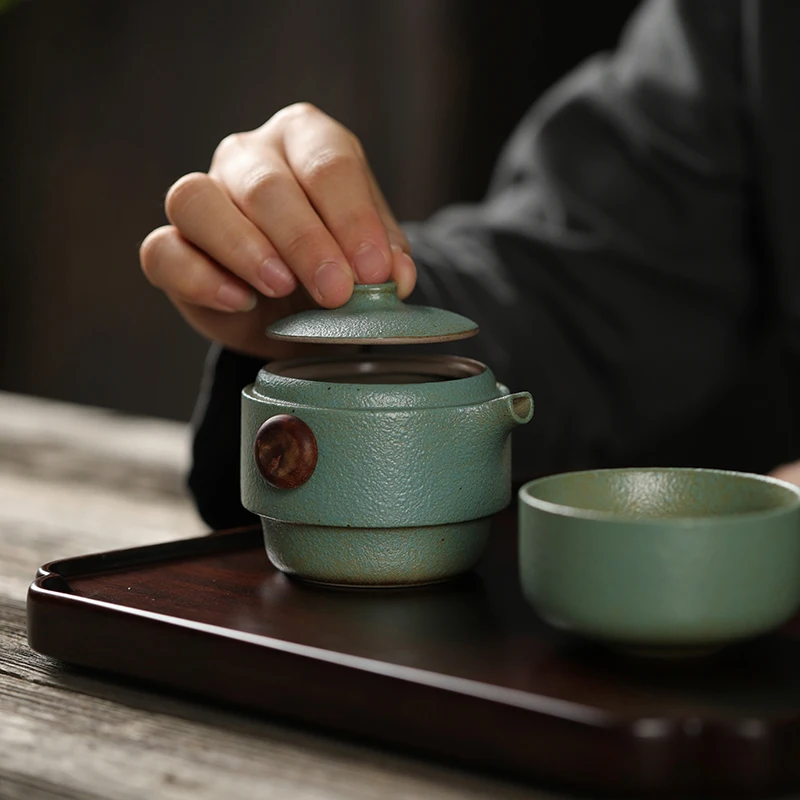 TANGPIN керамический чайник gaiwan, чайная чашка, фарфоровый чайный сервиз gaiwan, портативный чайный набор для путешествия, посуда для напитков