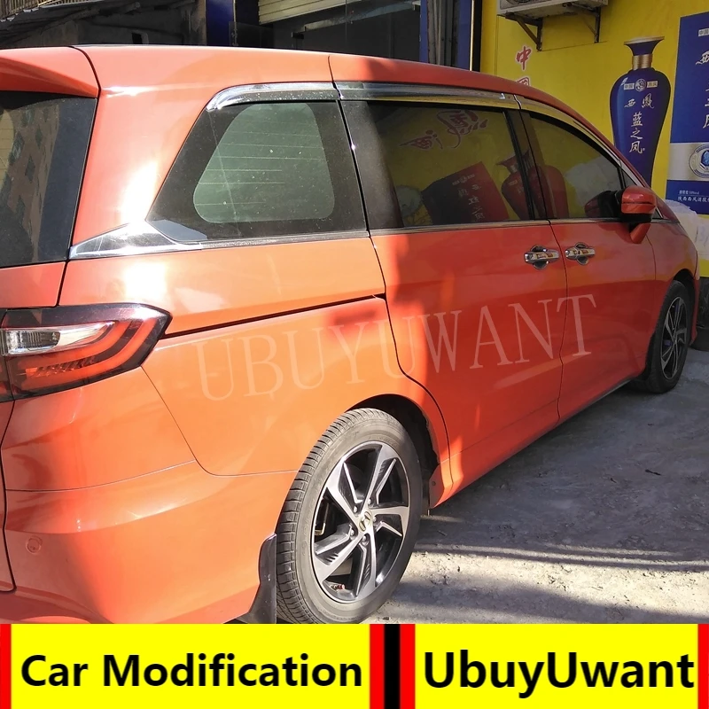 

Оконный козырек для Honda Odyssey, для Odyssey 2015 2016 2017 2018, дефлектор для защиты от солнца и дождя, 8 шт./компл., Стайлинг автомобиля