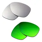 Сменные поляризованные линзы HKUCO для юпитерских солнцезащитных очков, 2 пары, серебристые и зеленые