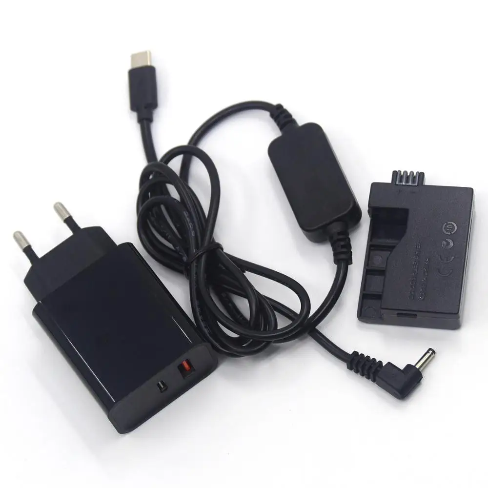 Сетевое зарядное устройство + USB-кабель типа C искусственная аккумуляторная