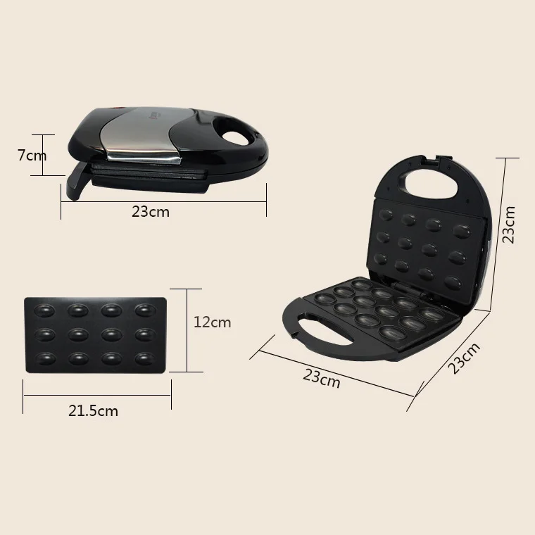 Электрическая мини-печь для выпечки грецких орехов вафель хлеба сэндвичей