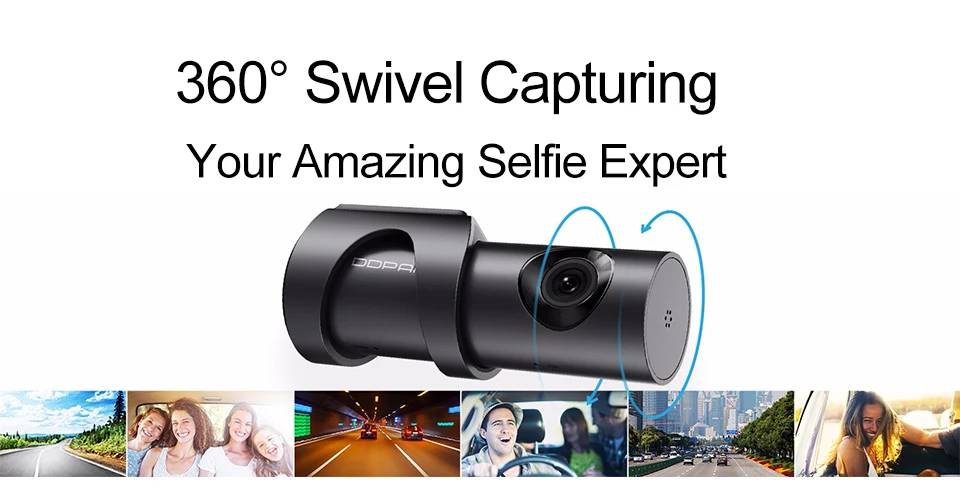 Глобальная версия Xiaomi Mijia DDPai Mini3 Dash Cam 32GB eMMC Встроенная память 1600P HD запись 24H монитор парковки