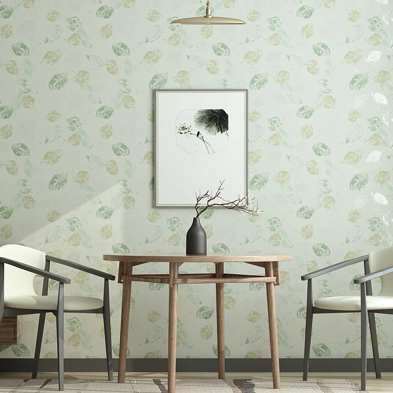 Узор деревенский лист американские обои для стен сельские зеленые рулон