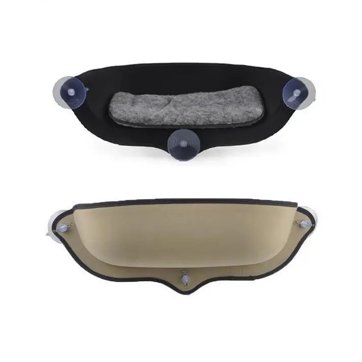 

New Kennel Pet Cat Cage Pet Bed Cat Hammock Suction Cup Semicircle Cat Nest Window Sill Wall Hanging Cat Bed with Mat