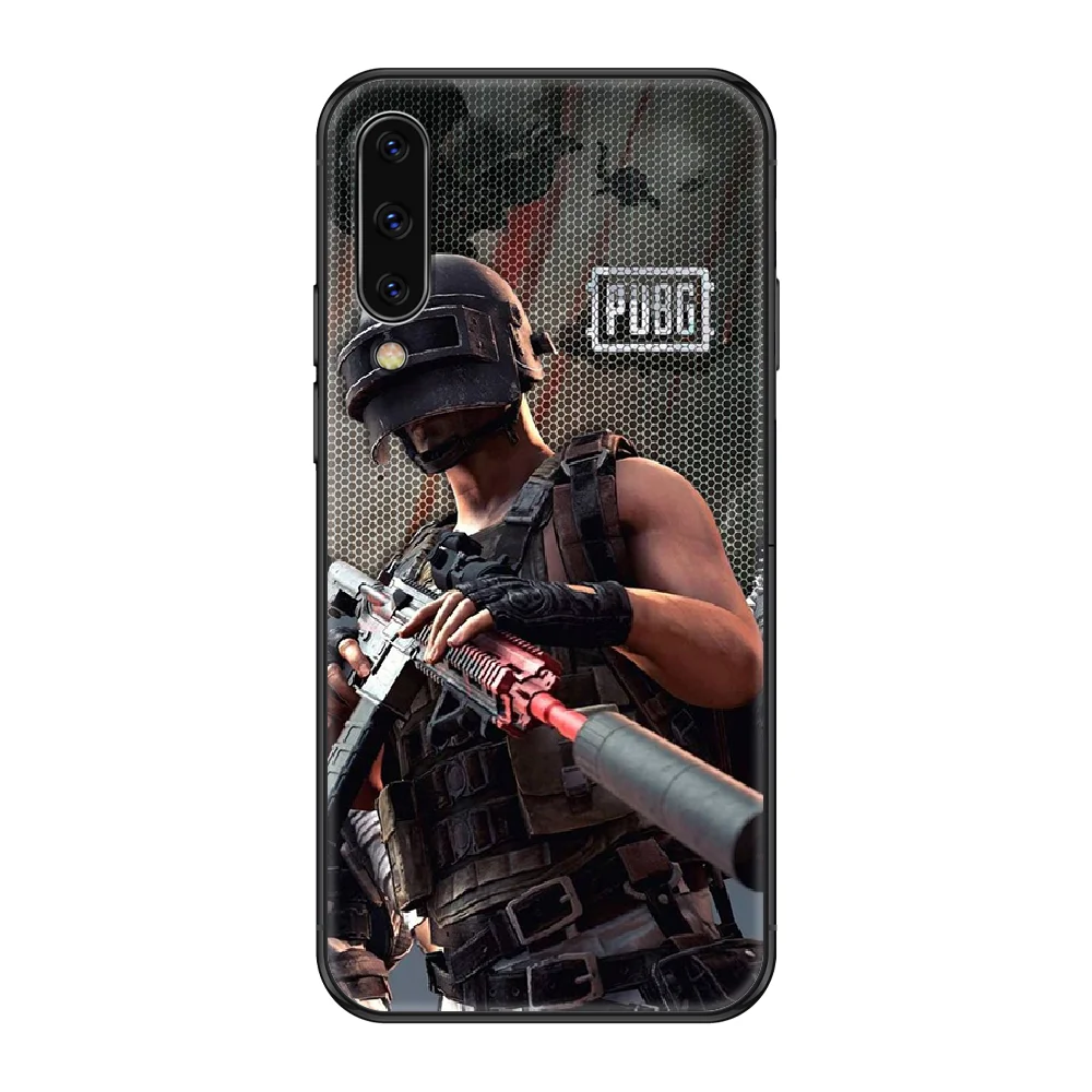 

Shooting Game PUBG Phone case For Samsung Galaxy A 3 5 8 9 10 20 30 40 50 70 E S Plus 2016 2017 2018 2019 black silicone cover