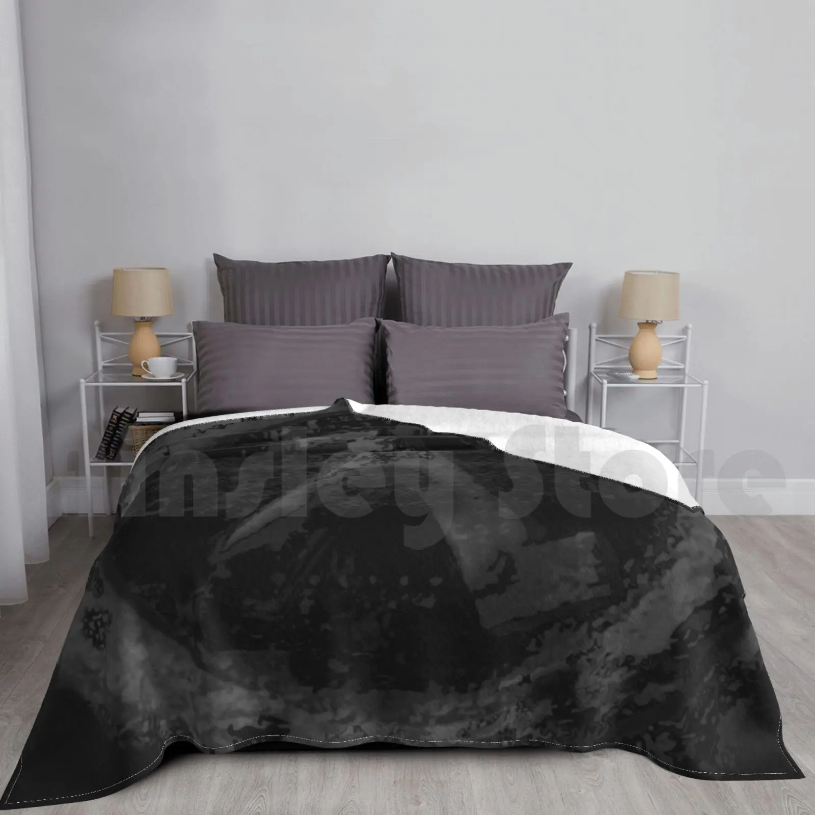 Винтажное одеяло Delta B/W модное под заказ для игр на ПК Hl Gordon Freeman