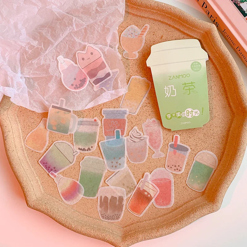 

Fruit Cute Sticker Ice Cream Kiwi Planner Sticker Waterproof for Glass Cup Refrigerator Decorative Pattern Stickers