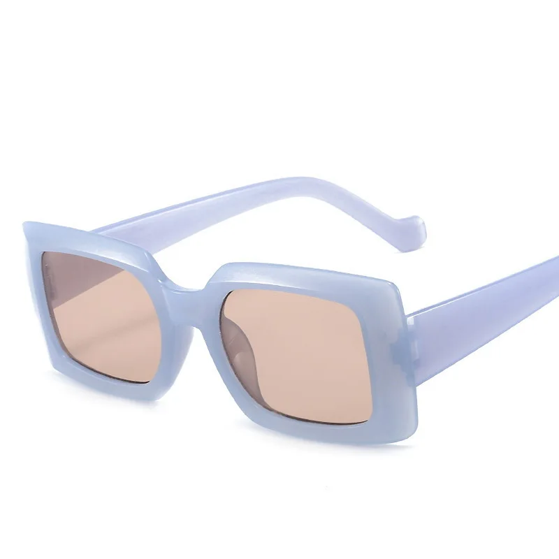

Candy Color Sunglasses Women Fashion Ins Rectangle Sun Glasses Oceans Lens Mirror Eyeglasses Shades Uv400 Female Vintage Eyewear