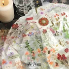 Набор наклеек для скрапбукинга, 3 листаупаковка, роза, бабочка наклейки в форме Грибов