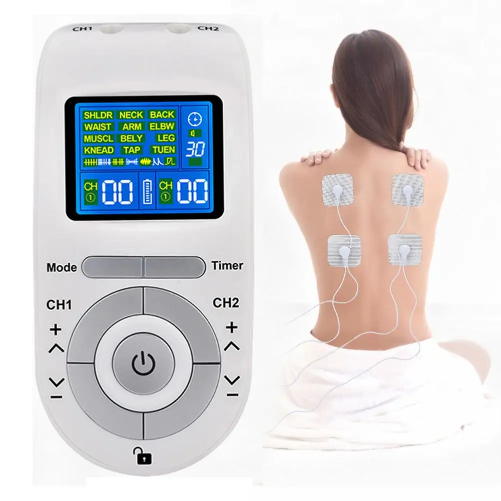 9 режимов электронная терапия тела шеи массажер Пульс Меридиан машина