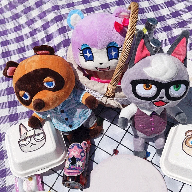 28 см плюшевая игрушка с пересекающимися животными Raymond Marshal Judy Tom Nook плюшевые
