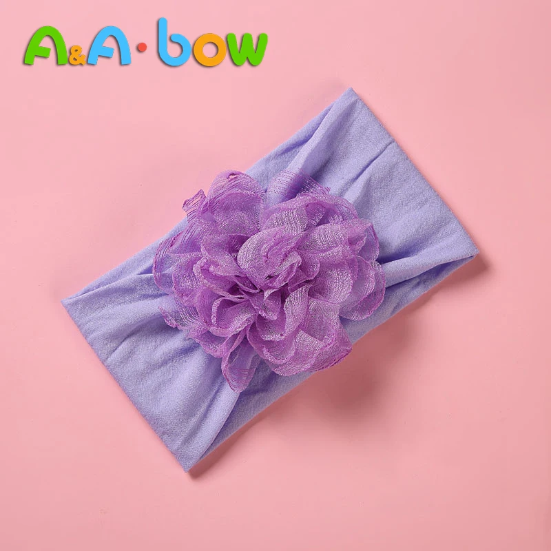 Детская нейлоновая повязка на голову для новорожденных аксессуары волос и