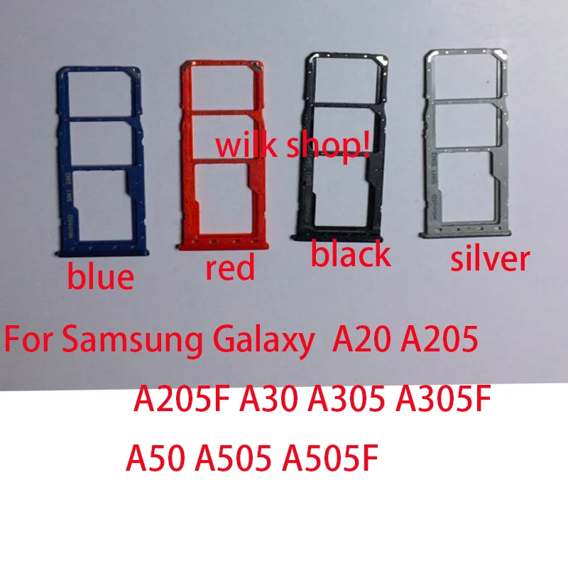 Держатель лотка для Sim-карты Samsung Galaxy A10 A105F A105 A20 A205 A205F A30 A305 A305F A50 A505 A505F | Мобильные