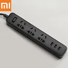 Умного дома Xiaomi, оригинальная электронная розетка, быстрая зарядка, 3 USB + 3 розетки, стандартный штекер, удлинитель интерфейса, ЕС, США