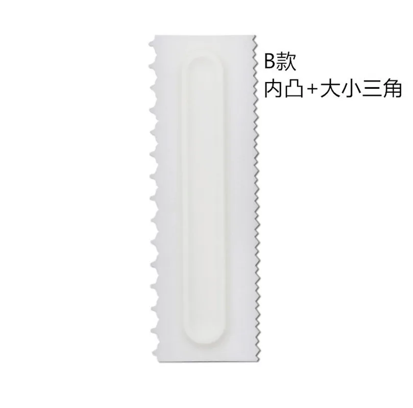 Набор из 4-х скребок для крема пластиковый декоративные инструменты