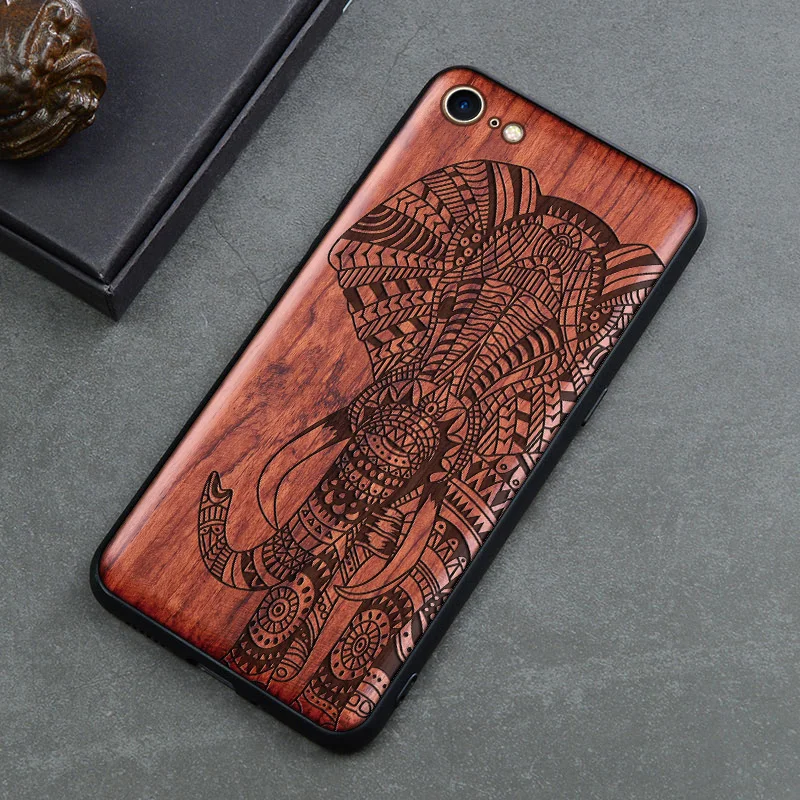 

Деревянный чехол для телефона Apple iPhone 7, Роскошный чехол для iPhone SE 2020, iPhone 7, iPhone 8, тонкий Деревянный чехол