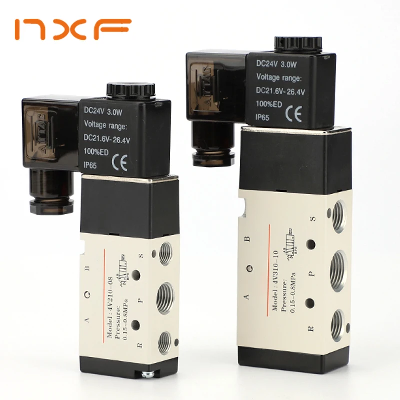 Электромагнитный пневматический клапан 5 позиций 2 положения 12 В 24 220 для спирали