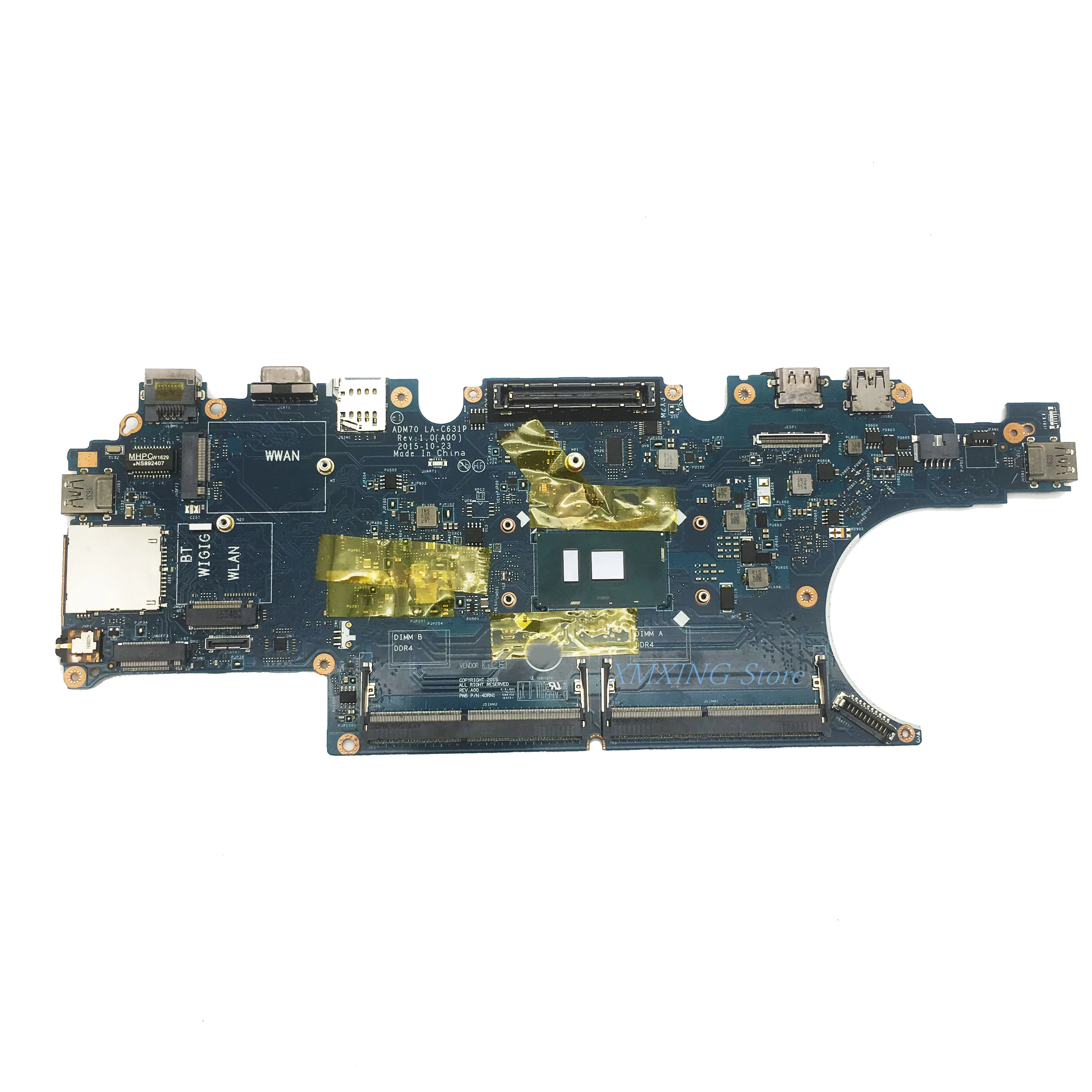 FULCOL для DELL Latitude 5470 E5470 Материнская плата ноутбука I5-6200U Процессор LA-C631P CN-0C0NC4 0C0NC4 C0NC4