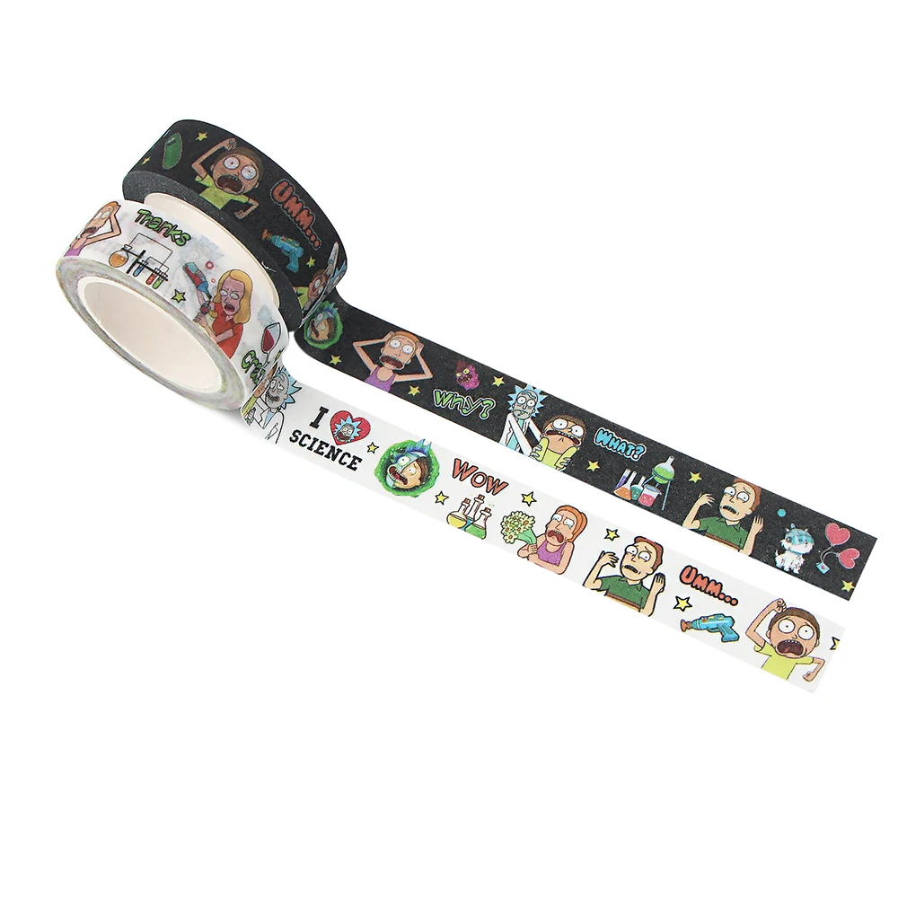 

FD0390 Animated Comedy Matte Washi Tape Paper DIY Decorative Adhesive Tape Stationery Masking Tapes Supplies
