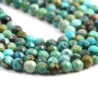 natural stone beads small beads facetedafrican pine 234 mm section loose beads for jewelry making necklace diy bracelet 38cm