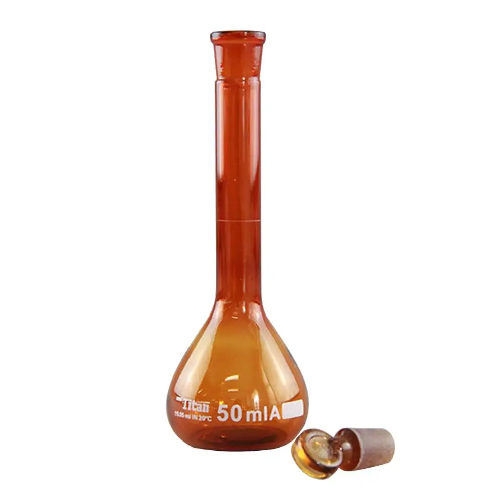 

Laboratory Supplies Tools Volumetric flask Experiment Equipment Volumetric cup amber Transparent teaching Reagent bottle