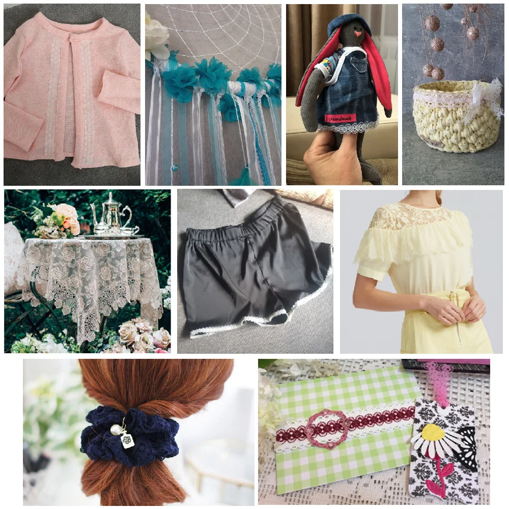 10 м/кружево в рулоне лента 28 мм широкая Ткань 16 цветов вышивка кружево отделка для