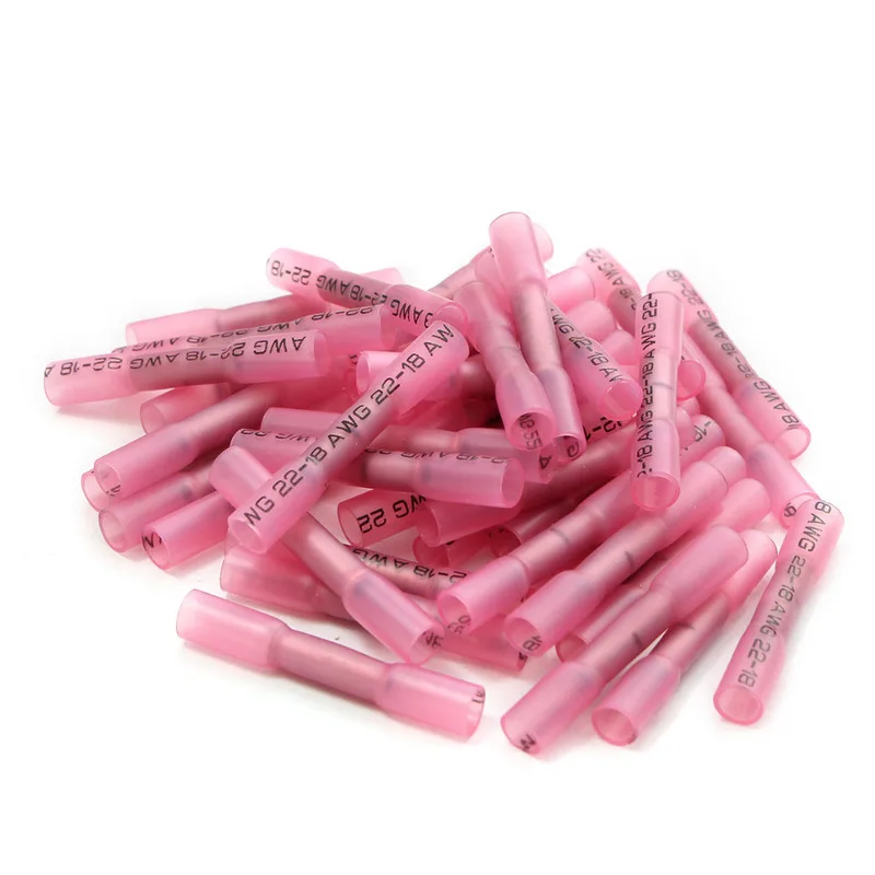 Термоусадочные стыковые клеммы водонепроницаемые полностью изолированные