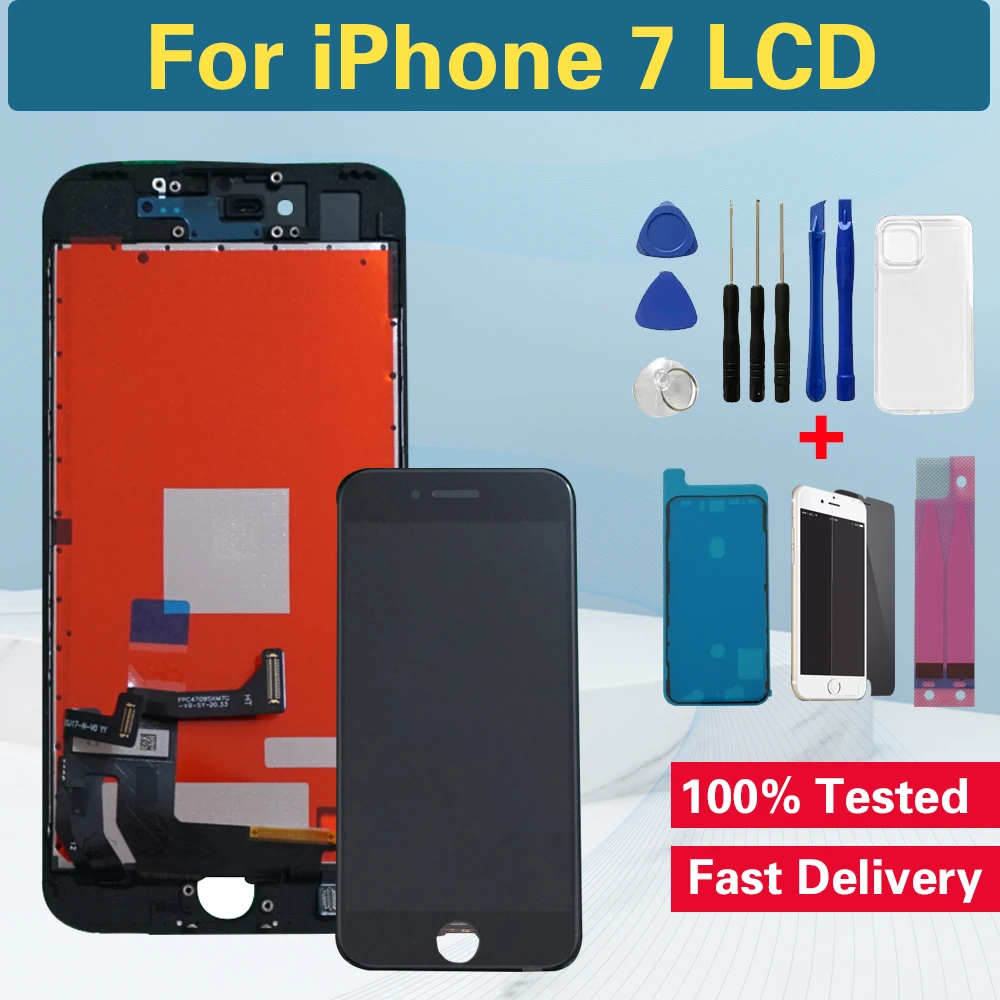 4 7 &quot100% протестированный экран для iPhone ЖК-дисплей 3D сенсорный дигитайзер в сборе