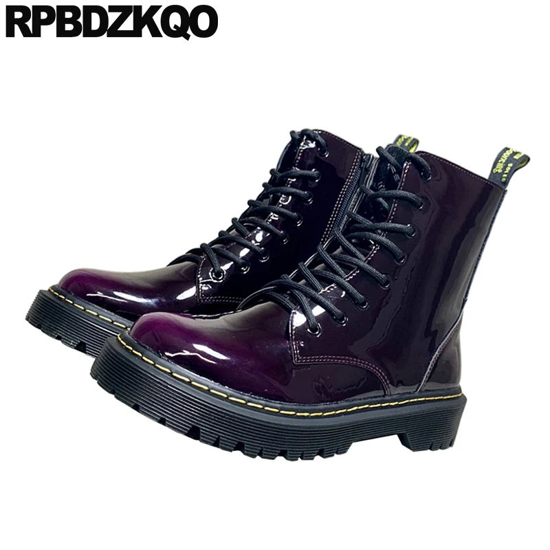 Женские ботильоны в британском стиле 2021 круглый носок Вечерние туфли лодочки