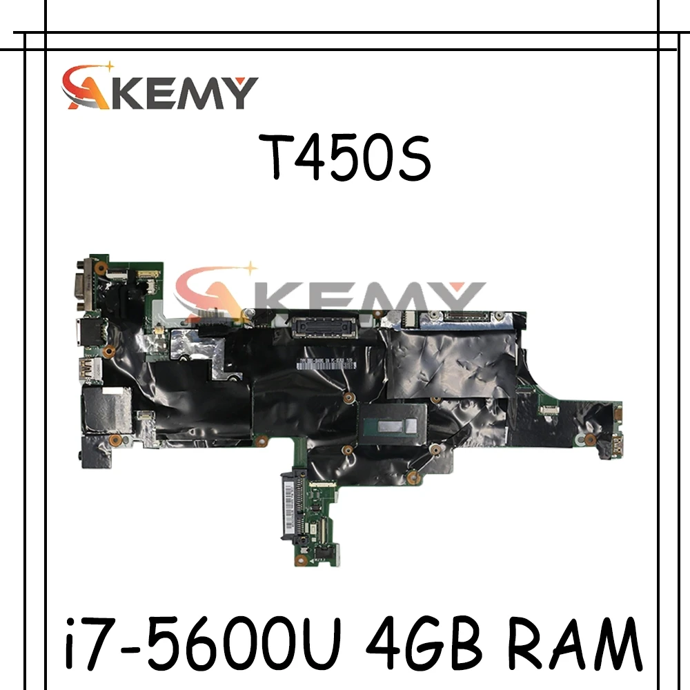 

Материнская плата для ноутбука Lenovo ThinkPad T450S, FRU 00HT756 00HT752 AIMT1, стандартная ЦПУ, 4 Гб ОЗУ, 100% протестирована, быстрая доставка