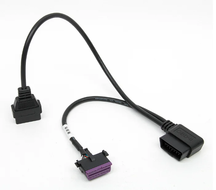 10 шт./лот заводская цена! Кабель-удлинитель OBD 2 16 Pin OBD2 штекер-двойной гнездо