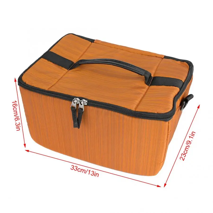 

Multi-functional Camera Backpack Video Digital DSLR Bag Waterproof Outdoor Camera Photo Bag Case with Strap Insert Partition