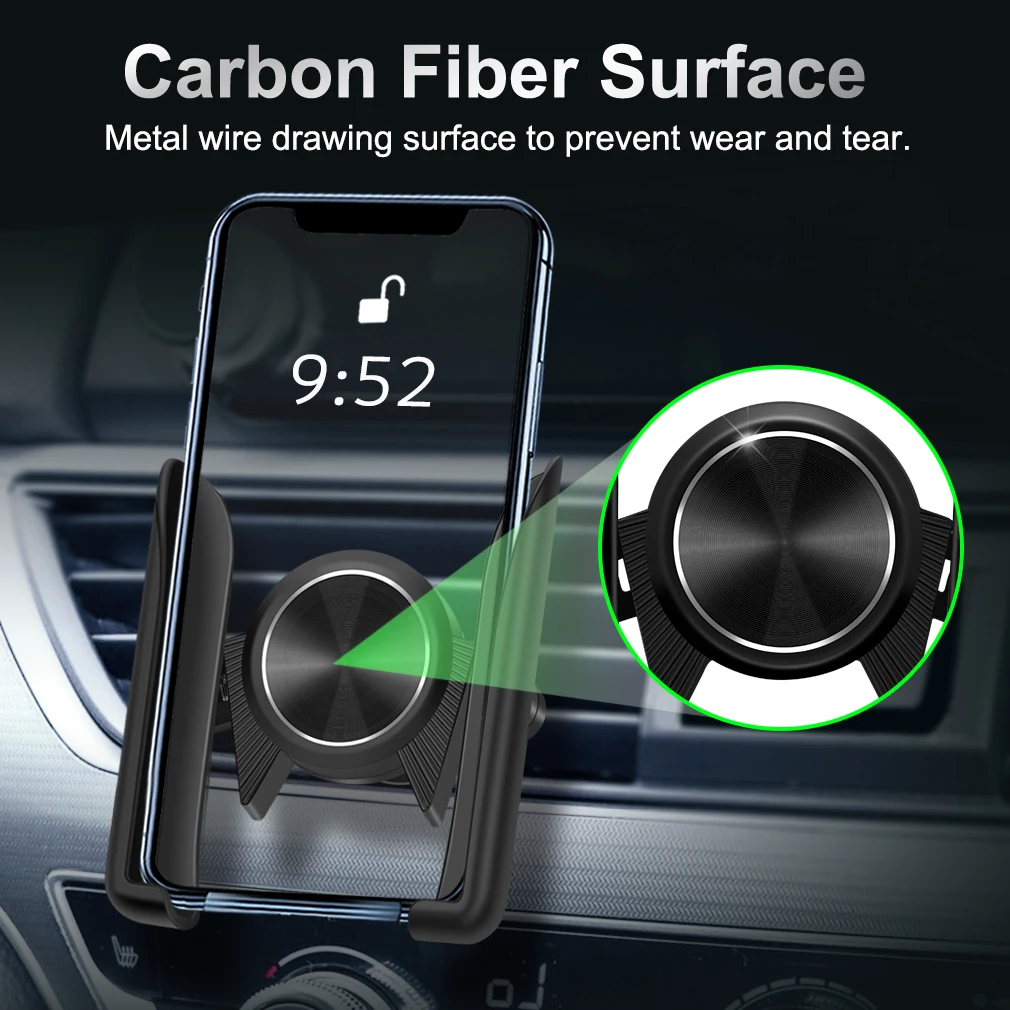 Универсальный гравитационный Автомобильный держатель для телефона поддержка