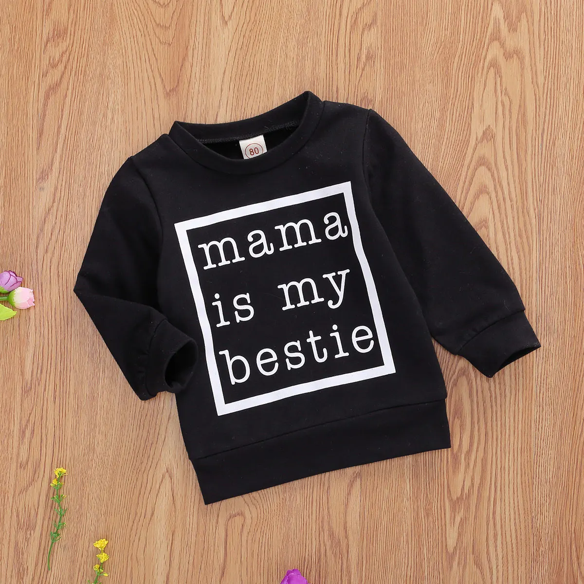 Infant Kids Baby Girls Boys Tops Hoodie Long Sleeve Letter Print Shirts Casual Spring Autumn Clothing | Мать и ребенок