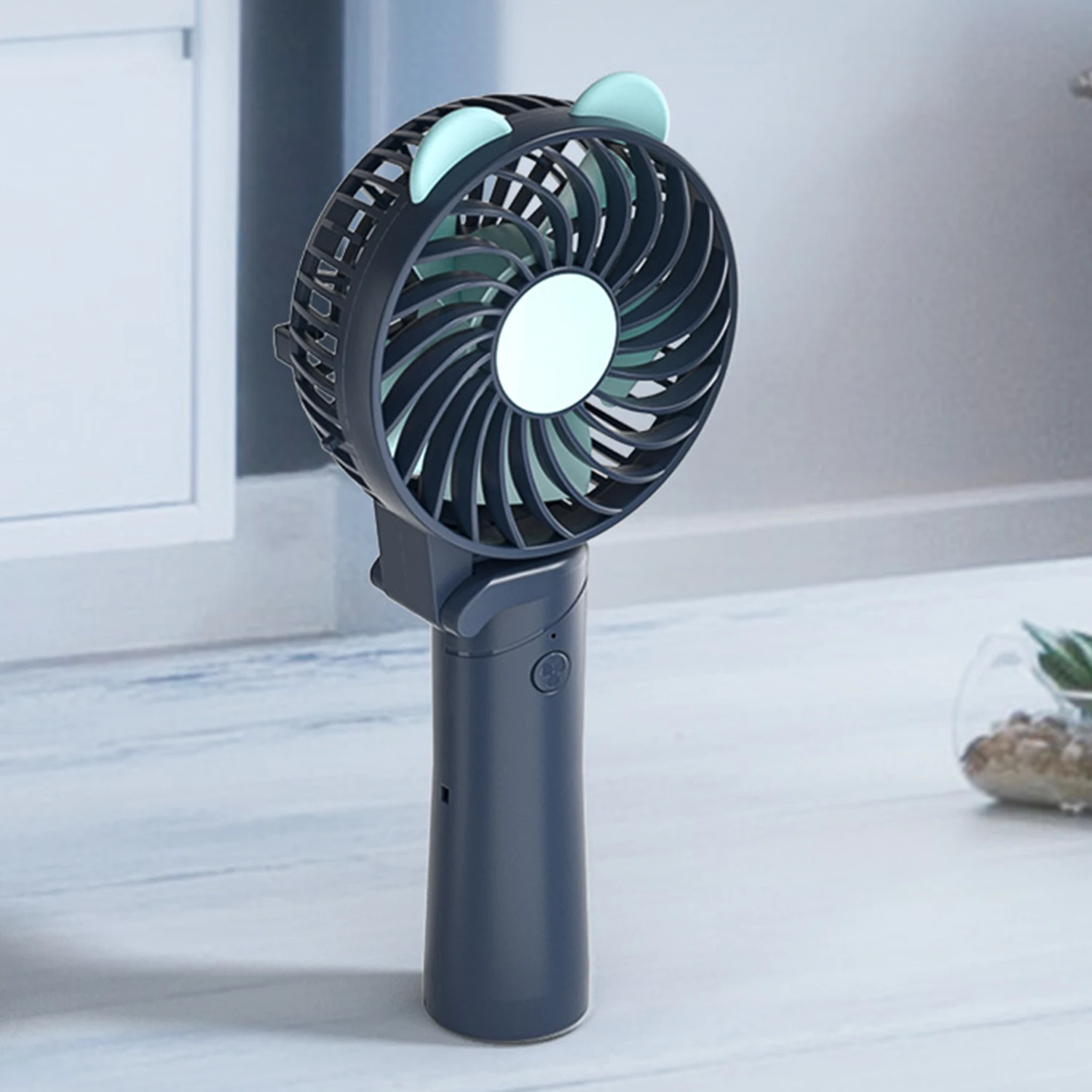 Летний кулер портативный вентилятор ручной USB перезаряжаемый Мини Складной для
