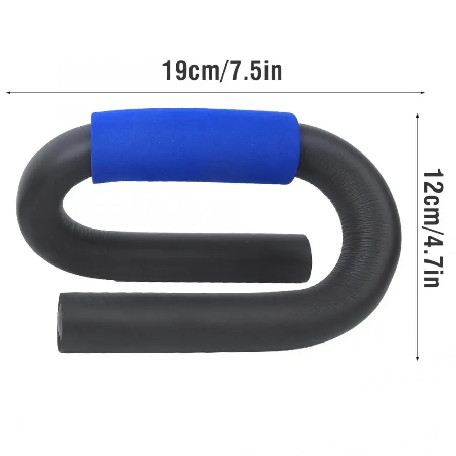 Спортивный фитнес s образный пуш ап кронштейн для груди губчатая труба домашнее