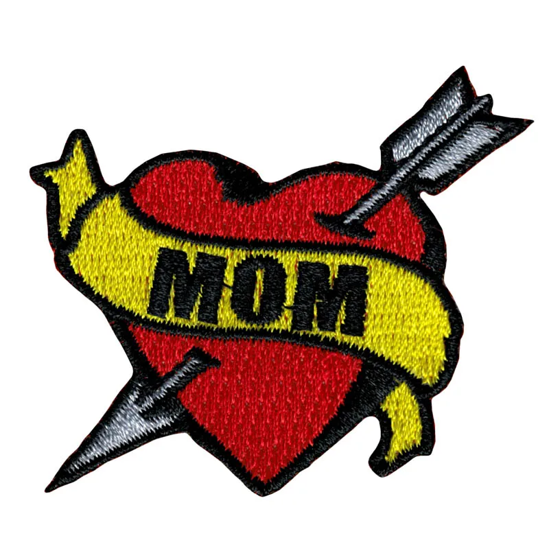 Забавный патч с надписью &quotMom Banner&quot &quotсердце&quot &quotстрела тату &quot Мама Семья