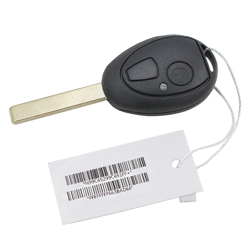 2 кнопки дистанционный ключ брелок 433 МГц с чипом ID73 PCF7930 для BMW Mini Cooper S R50 R53 2002 2005