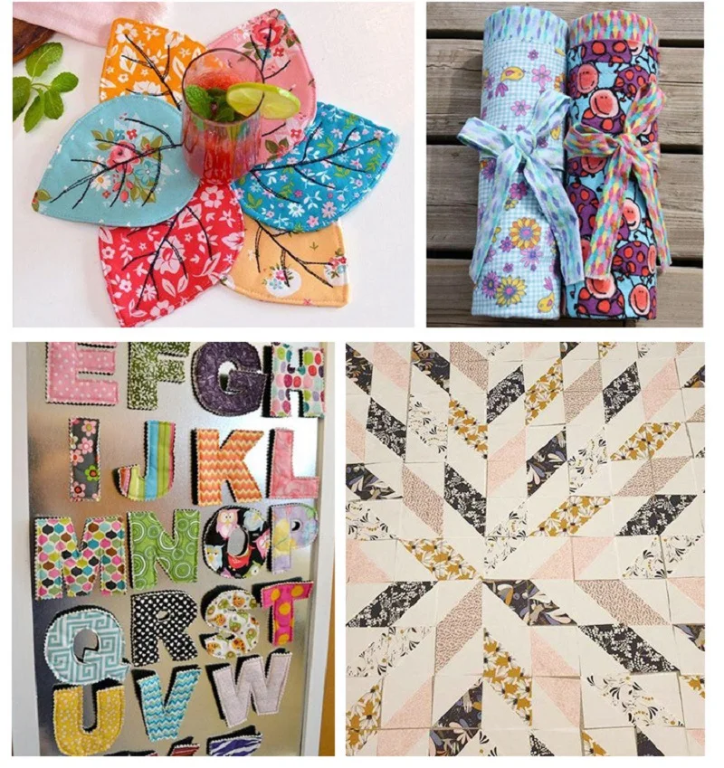 Хлопчатобумажная ткань с принтом швейная для пэчворка рукоделия материал