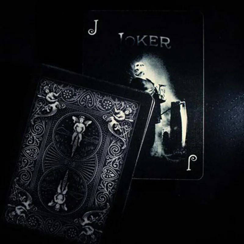 New 1 deck Bicycle Cards Shadow Masters Ellusionis Playing Regular Deck Rider Back Magic Trick Props | Спорт и развлечения