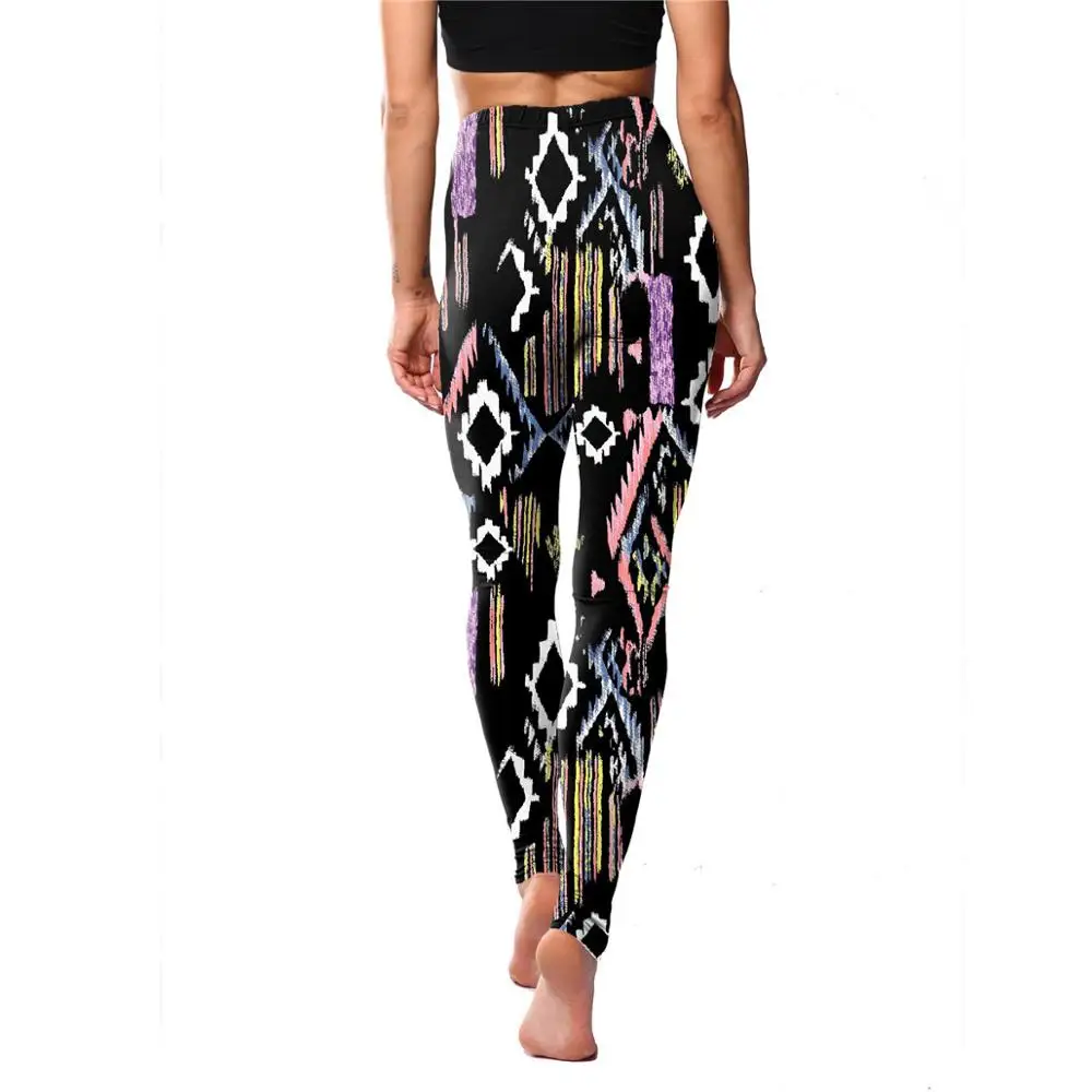 Женские Штаны Для Йоги женские спортивные Леггинсы с 3D-принтом эластичные