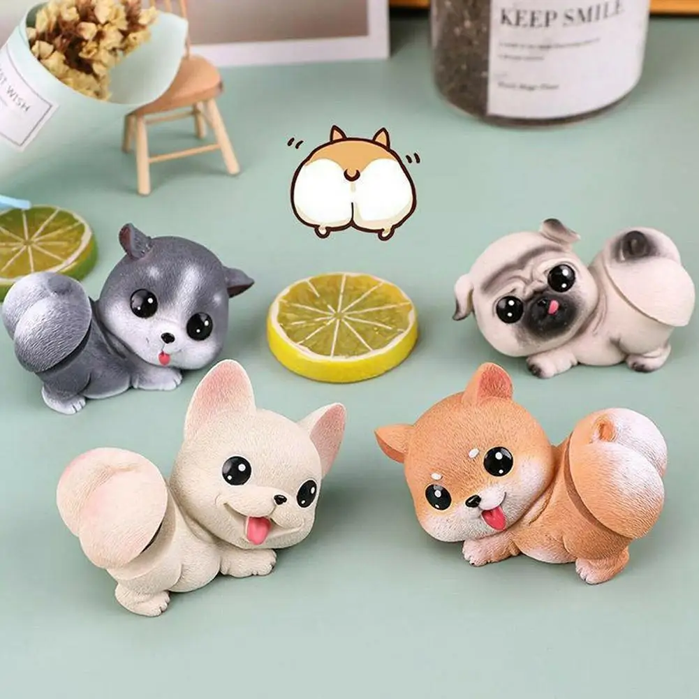 

Super Cute Animal Decoration Personality Shaking Butt Material Accessories Ornaments For Car Interior Decoirtion Dog Resin C3H4