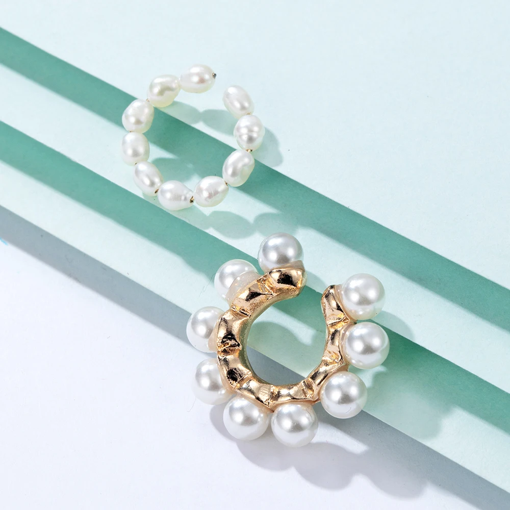 

New Fashion Multicolor Beads Hoop Earrings for Women Trendy Elegant Round Circle Gold Huggie Earrings Boho Party Jewelry