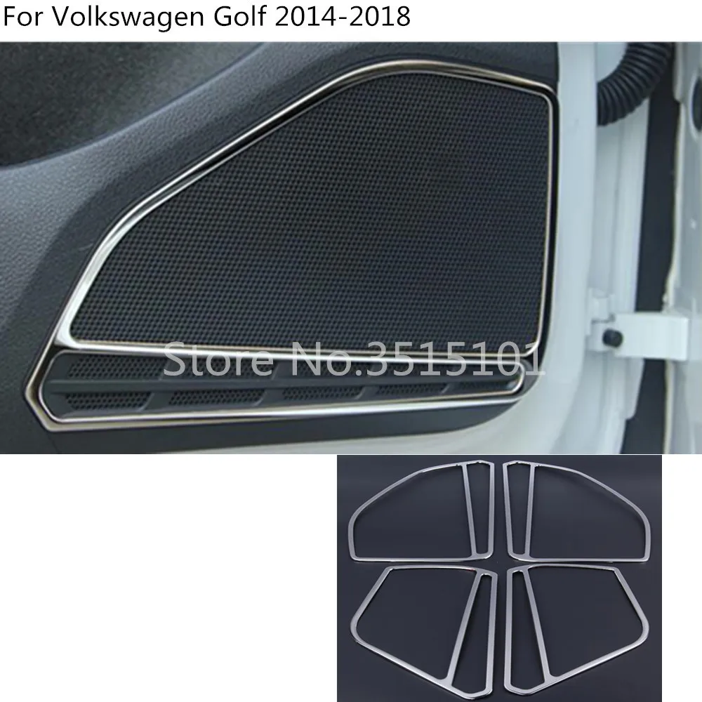 

Внутренняя дверь, звуковая крышка, окно, лобовое стекло, Боковая Отделка, литье, 4 шт. для Volkswagen VW Golf7 Golf 7 2014 2015 2016 2017 2018