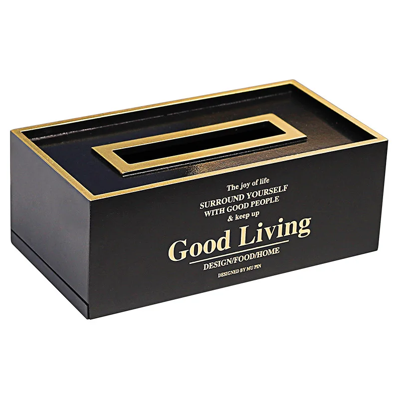 

Nordic Creative Tissue Box Household Living Room Wood Box Tissue Paper Restaurant Napkin Storage Box Tissue Organizer Boxes