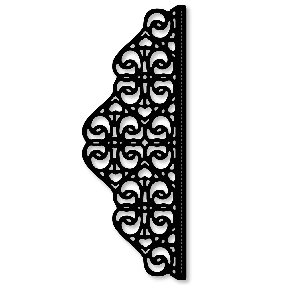 Проколотая рамка для фона Металлическая стальная высечка DIY бумажные карточки