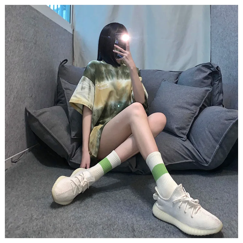Women Socks Funny Mid-Tube Long Socks Sport Harajuku Men Running Socks Fashion Skateboard Socks Comfortable Girl Large Socks