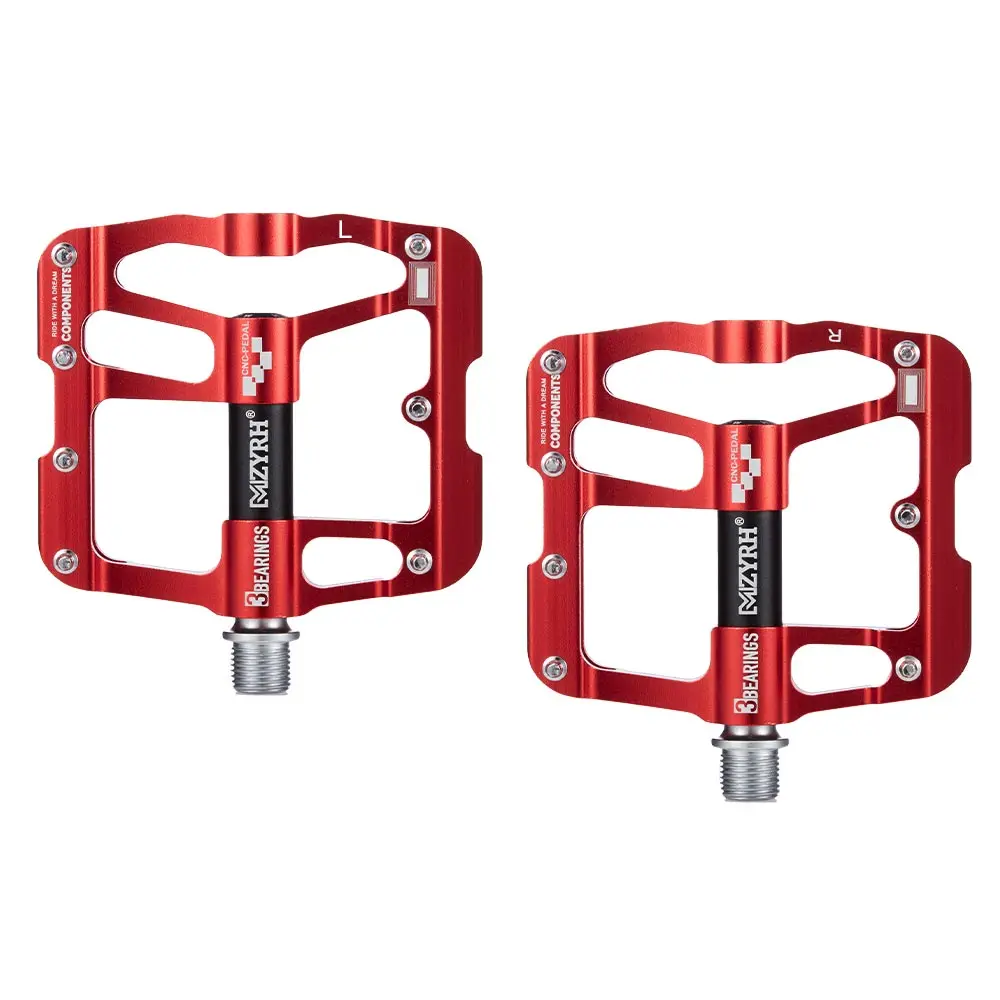 JOYTUTUS Utral противоскользящие герметичные велосипедные педали, 14 мм Ультра ось ЧПУ алюминиевый корпус, для BMX MTB велосипед для гонок велосипед горный велосипед - Цвет: 007RD